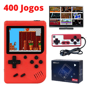 Mini Game Nostálgico - Com 400 Jogos Clássicos