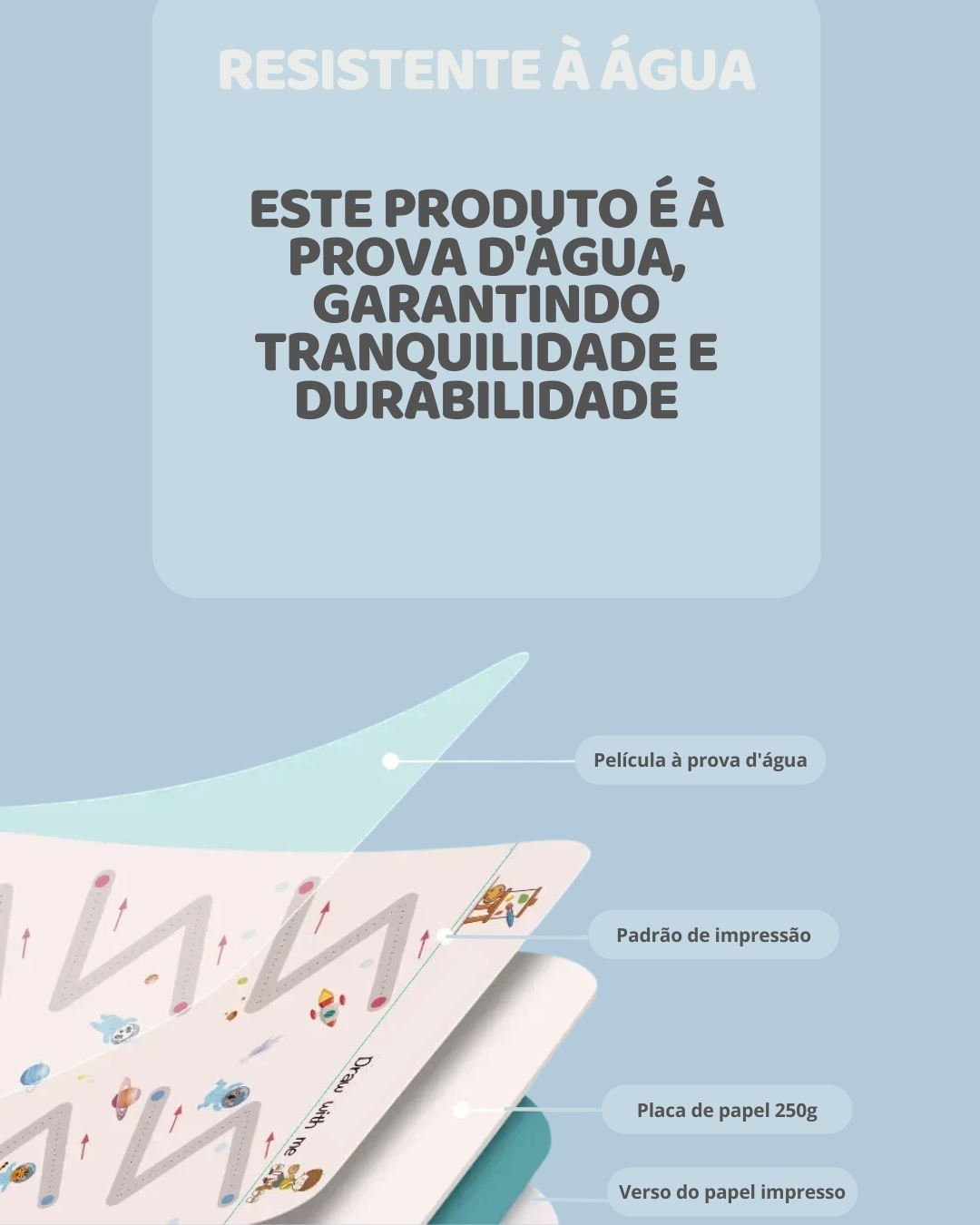 Livro de Traços e Desenhos Magic Book - Desenvolvimento Infantil