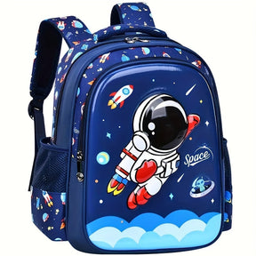 Mochila Escolar Infantil de Desenhos Animados com Grande Capacidade