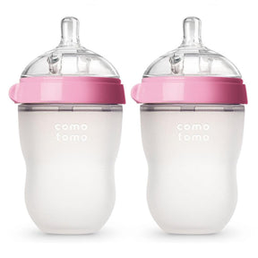 Mamadeira Comotomo 2 Peças Rosa 250ML