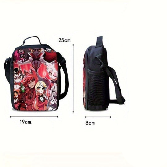 Kit Escolar com Tema de Anime - Mochila, Lancheira e Estojo