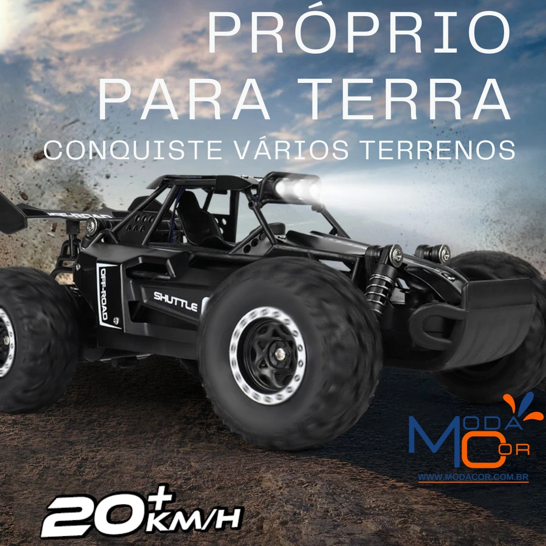 Carrinho Controle Remoto 4x4 Monster Truck Rock Crawler