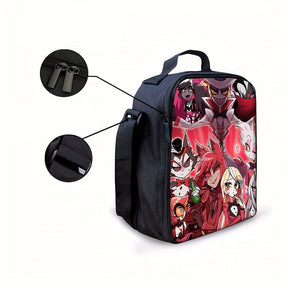 Kit Escolar com Tema de Anime - Mochila, Lancheira e Estojo