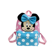 Mochila Escolar do Mickey & Minnie de Bolinhas