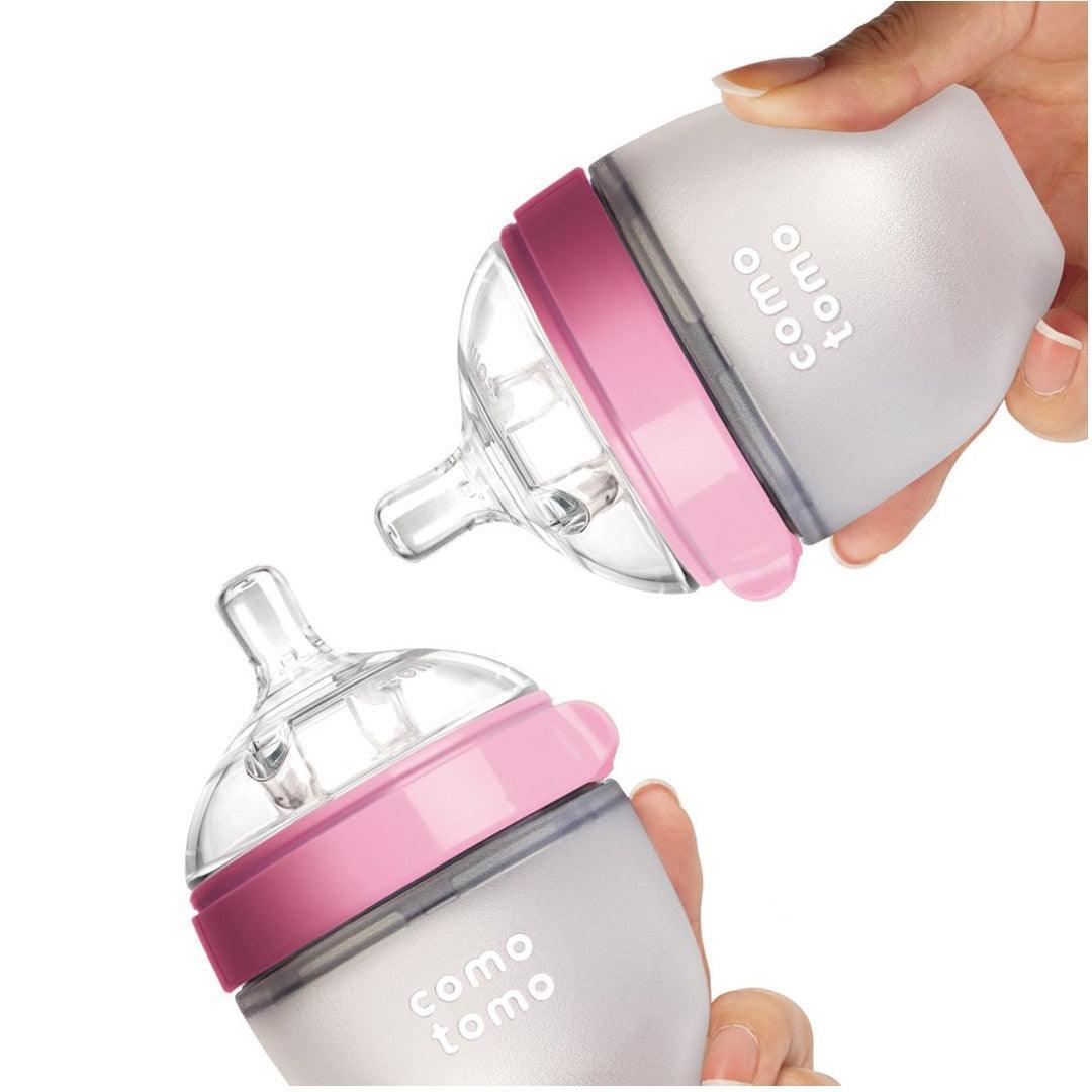 Mamadeira Comotomo 2 Peças Rosa 150ML