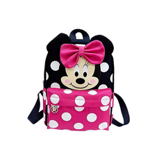 Mochila Escolar do Mickey & Minnie de Bolinhas