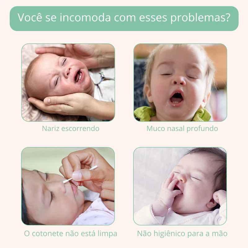 Aspirador nasal elétrico infantil